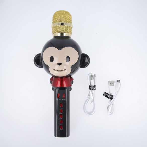 Maxlife MX-100 Animal Bluetooth mikrofon hangszóróval - fekete