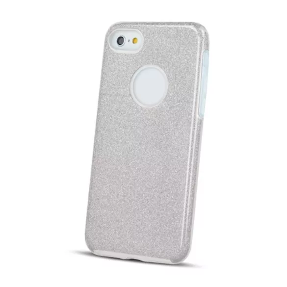 Glitter tok Samsung Galaxy A51 - ezüst színű