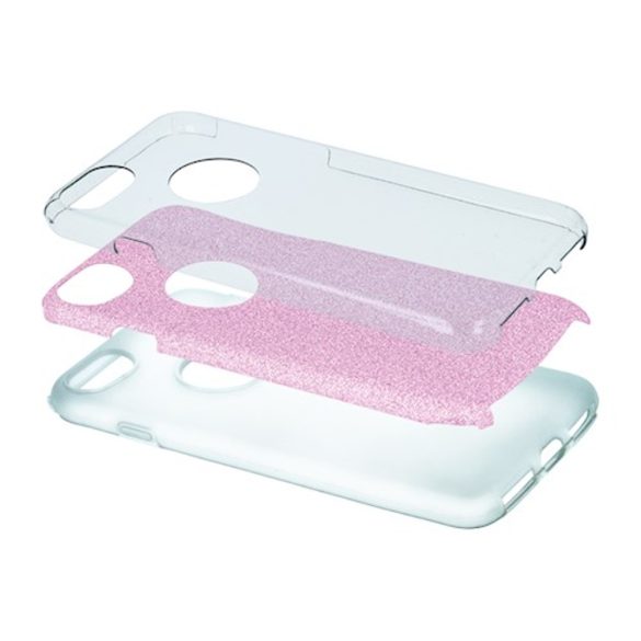 Glitter tok Samsung Galaxy A71 - rózsaszín