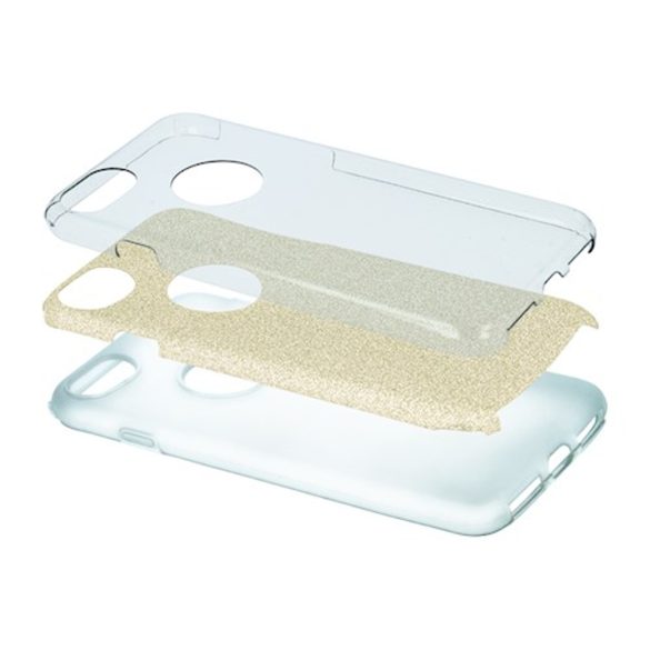 Glitter tok Samsung Galaxy A71 - arany színű