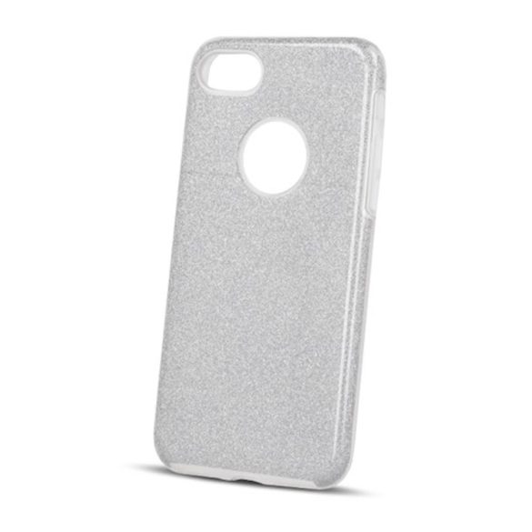 Glitter tok Xiaomi Redmi Note 9S/9 Pro/9 Pro Max - ezüst színű