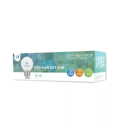   Forever Light Izzó LED E27 G45 2W 230V fehér neutralna 5 db