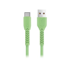 Maxlife MXUC-04 USB-A - Type-C kábel 3A 1m - zöld