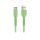 Maxlife MXUC-04 USB-A - Type-C kábel 3A 1m - zöld Maxlife MXUC-04 USB-A - Type-C kábel 3A 1m - zöld