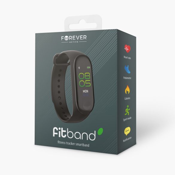 Forever Fitband SB-50 okos karkötő fekete