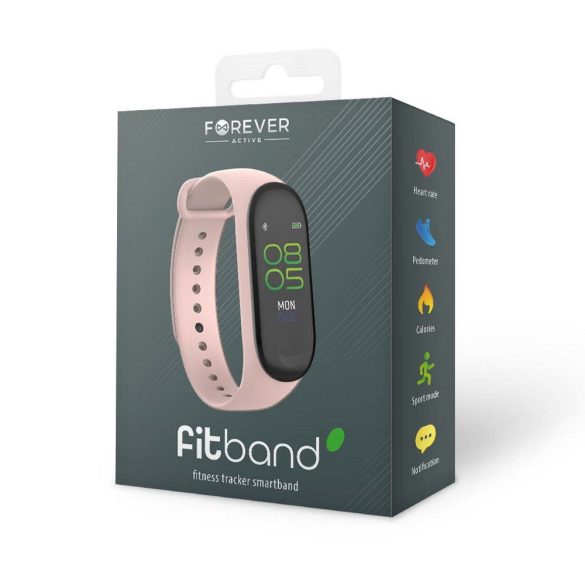 Forever Fitband SB-50 okos karkötő rózsaszín