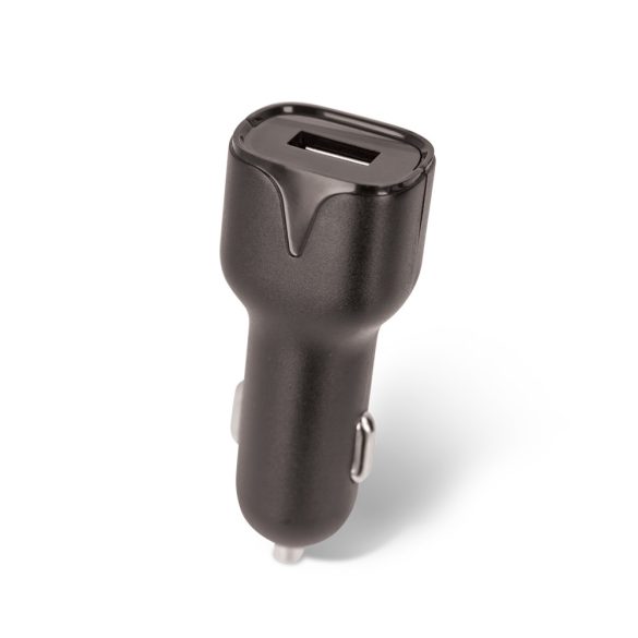 Setty autós töltő 1x USB-A + USB-C kábel 2,4A 1m - fekete