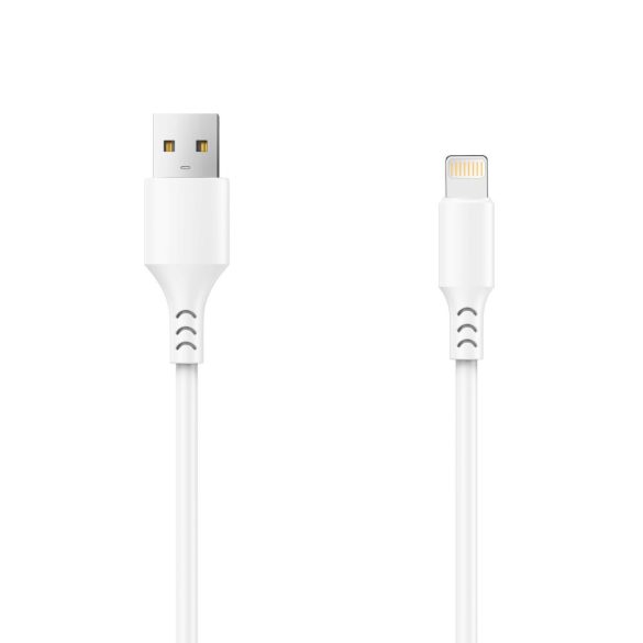 Setty USB-A - Lightning kábel 2A 3m - fehér