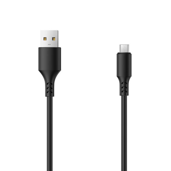 Setty USB-A - microUSB kábel 1 m 1A - fekete