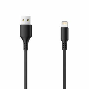 Setty USB-A - Lightning kábel 2A 3m - fekete