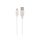 Maxlife USB-A - Lightning kábel 2A 0.5m - fehér Maxlife USB-A - Lightning kábel 2A 0.5m - fehér