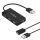 Maxlife Home Office USB hub USB - 4xUSB-A 15cm + USB-A (apa) - USB-A (anya) kábel 1,5m - fekete Maxlife Home Office USB hub USB - 4xUSB-A 15cm + USB-A (apa) - USB-A (anya) kábel 1,5m - fekete