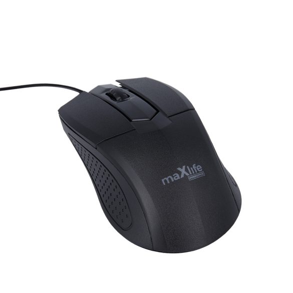 Maxlife Home Office MXHM-01 optikai egér 1000 DPI 1,2m - fekete