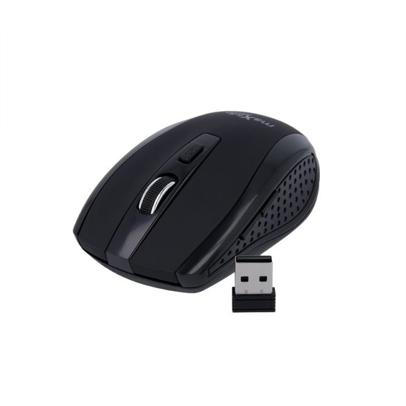 Maxlife Home Office MXHM-02 vezeték nélküli optikai egér 800/1000/1600 DPI - fekete
