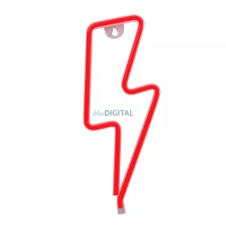 Neon LED villám piros Bat + USB FLNE06 Forever Light