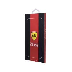 6D edzett üveg fekete szegéllyel iPhone 12 Mini