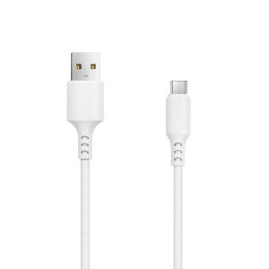 Setty USB-A - microUSB kábel 1 m 2A - fehér
