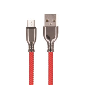 Setty USB-A - microUSB kábel 1 m 3A - piros