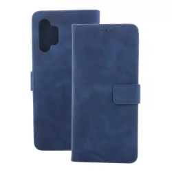 Smart Velvet könyvtok iPhone XR - tengerészkék
