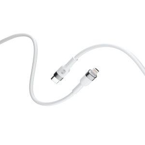 Forever Flexible Type-C - Lightning kábel 20W 1m - fehér