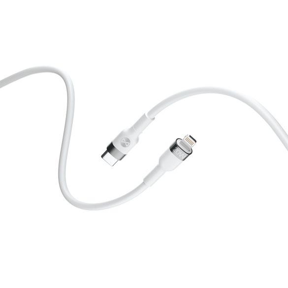 Forever Flexible Type-C - Lightning kábel 20W 1m - fehér