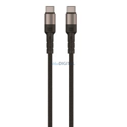 Setty kábel USB-C - USB-C 100W 1,0 m KSL-02 fekete JO