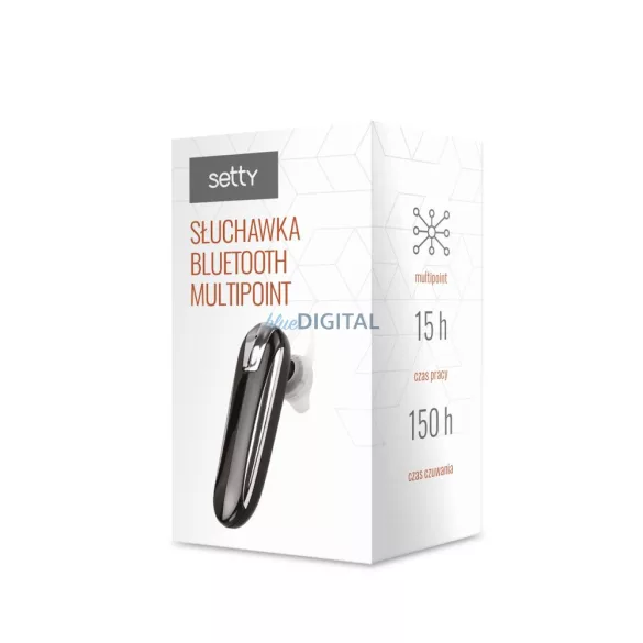 Setty SBM-01 többpontos Bluetooth fülhallgató, fekete, JO