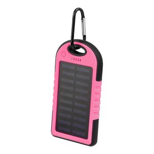 Setty SPBS-05 napelemes powerbank 5000mAh - rózsaszín
