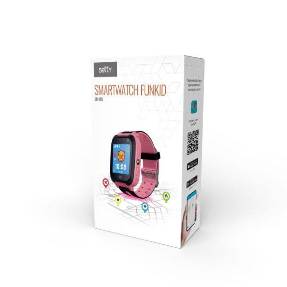 Setty Funkid SD-100 gyerekóra rózsaszín