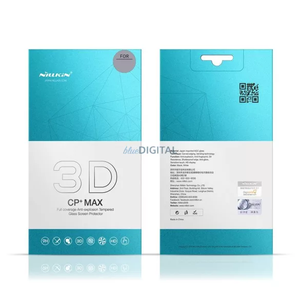 NILLKIN 3D MAX CP+ SAMSUNG S10 fekete, ujjlenyomat-olvasóval NEM kompatibilis
