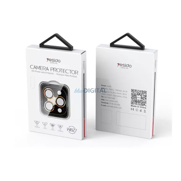 Yesido Lens Protector WB27 Samsung S25 SILVER / EZÜST