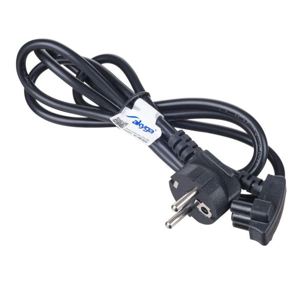 Akyga tápkábel notebookhoz AK-NB-02A CCA CEE 7/7 / Dell 3-PIN 1,5 m