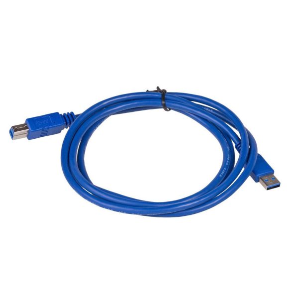 Akyga AK-USB-09 USB-A - USB-B nyomtatókábel 1,8m - kék