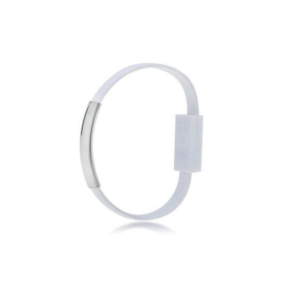 Akyga AK-AD-34 USB-A - microUSB kábel 23 cm - fehér
