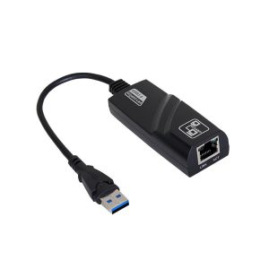 Akyga AK-AD-31 adapter kábellel hálózati kártya USB A (m) / RJ45 (f) 10/100/1000 ver. 3,0 15 cm