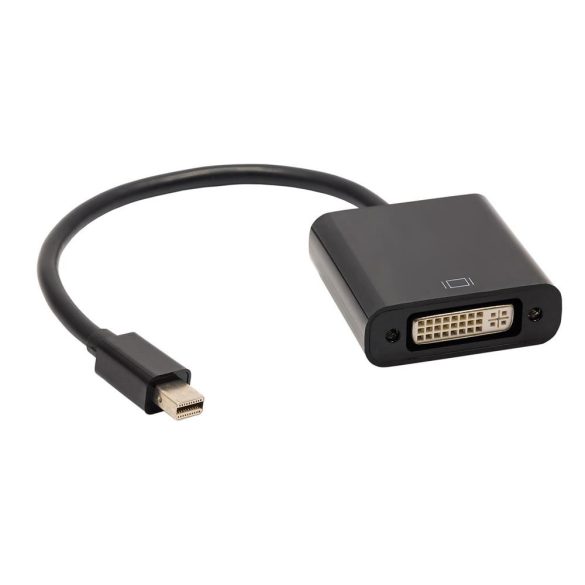 Akyga AK-AD-37 mini DisplayPort (apa) / DVI 24+5 pin (anya) adapter kábellel 15cm