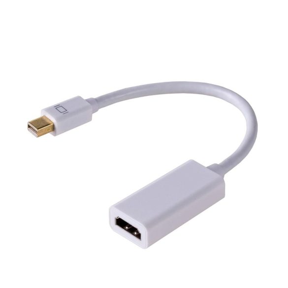 Akyga AK-AD-38 mini DisplayPort (apa) / HDMI (anya) adapter kábellel 15cm