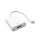 Akyga AK-AD-53 USB Type C (apa) / HDMI (anya) adapter kábellel 15cm Akyga AK-AD-53 USB Type C (apa) / HDMI (anya) adapter kábellel 15cm