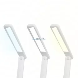   Íróasztali lámpa LED 3W, 3000/4500/6000K, állítható, 1200mAh, fehér, LTC