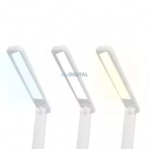 Íróasztali lámpa LED 3W, 3000/4500/6000K, állítható, 1200mAh, fehér, LTC