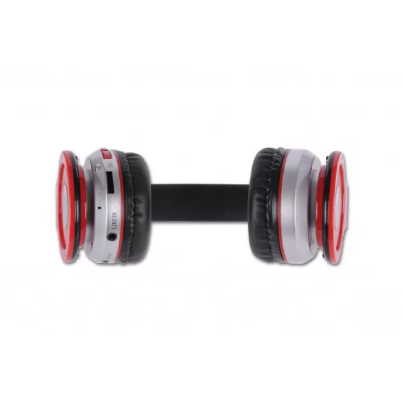 Rebeltec Crystal Bluetooth fejhallgató - piros