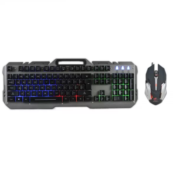 Rebeltec INTERCEPTOR gaming vezetékes készlet (LED billentyűzet + egér)