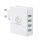Rebeltec H410 Turbo hálózati töltő 4xUSB-A csatlakozással 3A QC3.0 - fehér Rebeltec H410 Turbo hálózati töltő 4xUSB-A csatlakozással 3A QC3.0 - fehér