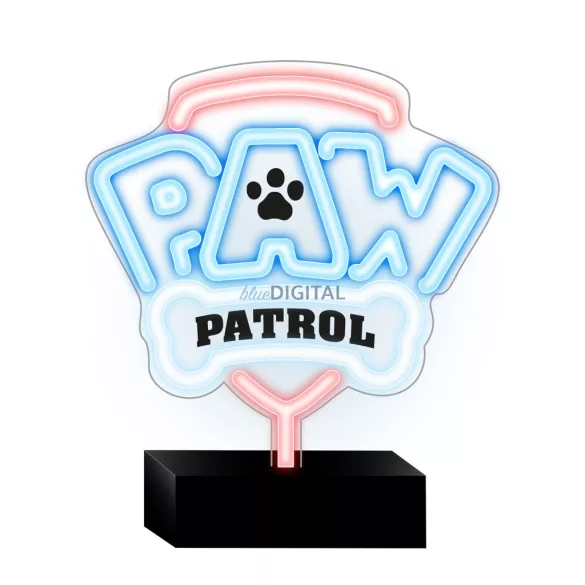 Neon LED állványon Kutya Patrol - Logó OW-120146