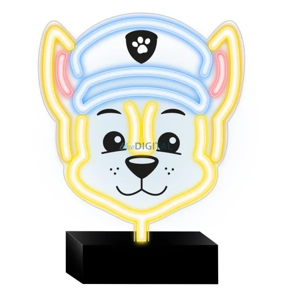 Neon LED állványon Kutya Patrol - Chase OW-120346