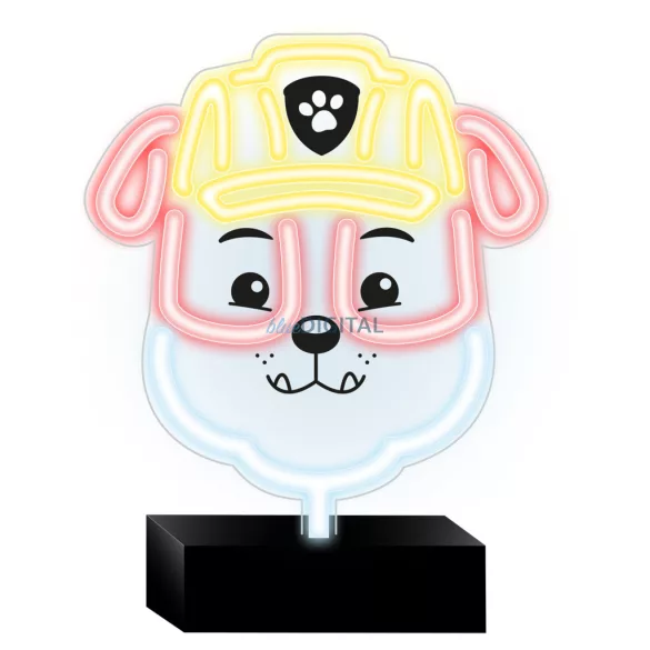 Neon LED állványon Kutya Patrol - Rubble OW-120446