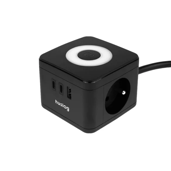 Huslog Cube hosszabbító kábel LED-del