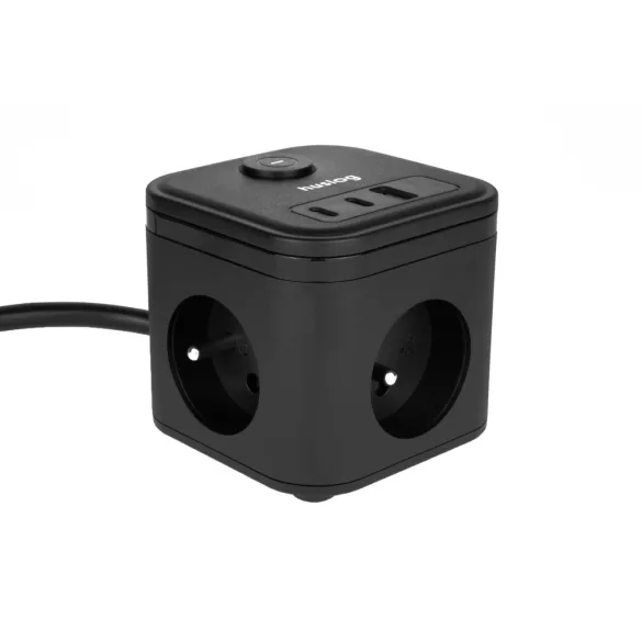Huslog Cube hosszabbító kábel, PD 20 W