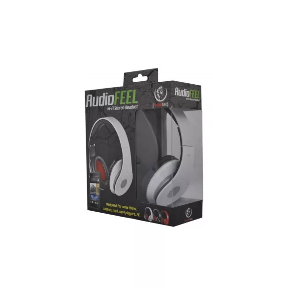 Rebeltec AUDIOFEEL2 vezetékes fejhallgató - fekete