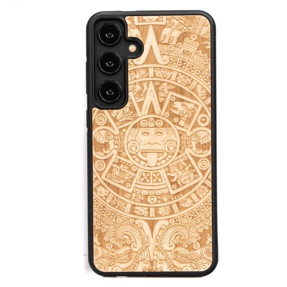 Bewood Aztec Calendar Aniegre tok Samsung Galaxy S24 Plus - barna